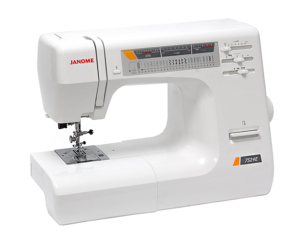 Janome 7524E с жестким чехлом (б/у) Электромеханическая швейная машина