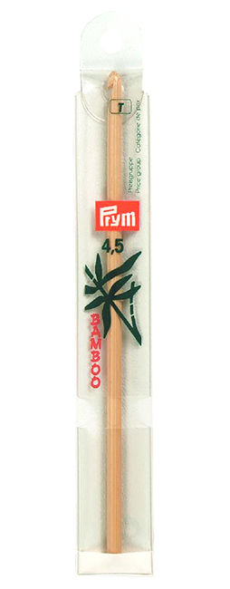 Крючок для вязания 4.5 мм бамбуковый 